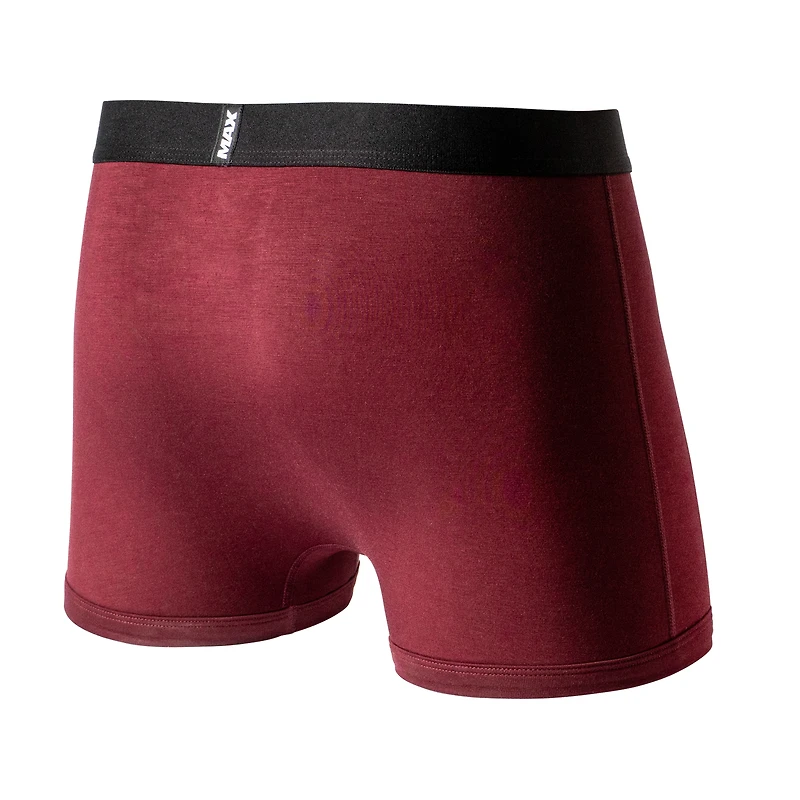 Max Short Boxer – 3.5 in: Burgundy