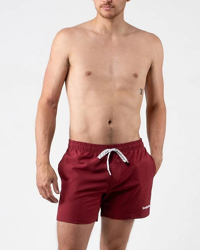 Wave Swimwear : Burgundy