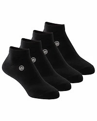 4 pairs of ankle socks: Black