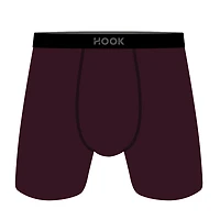 Pack : 3 boxers Max 1X Tir au but, Aubergine et Noir