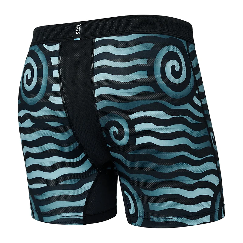 Boxer DROPTEMP™ COOLING MESH Rip Tide Stripe-Navy Blue