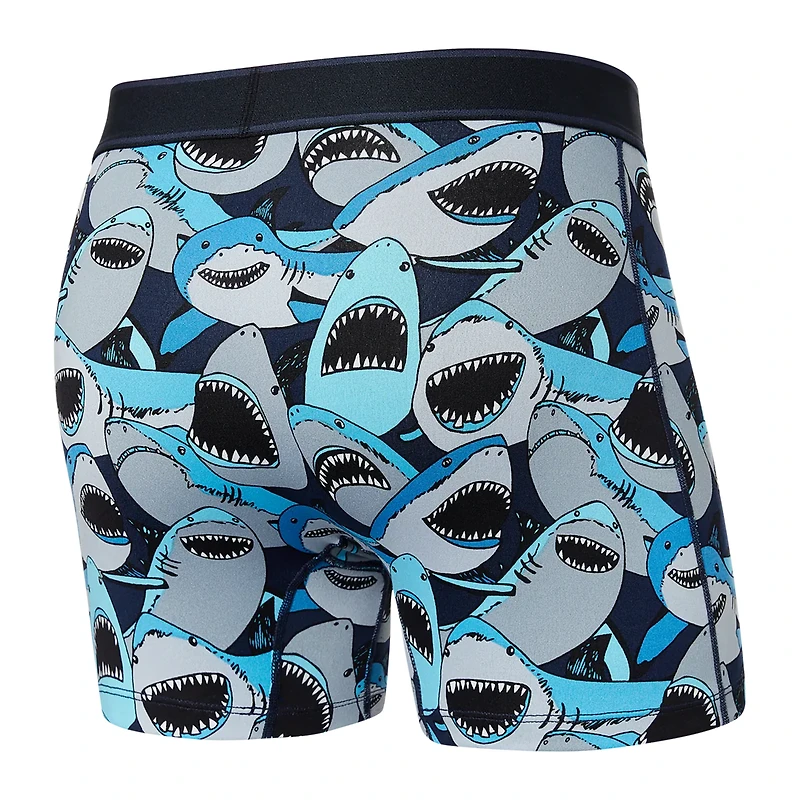 Saxx - Daytripper Boxer Brief : Shark Tank Camo-Navy