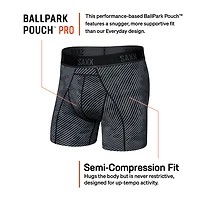 Saxx - Kinetic Light Compression Boxer Brief : Optic Camo-Black