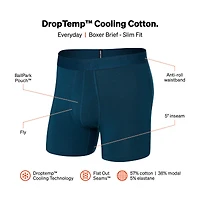 Boxer DROPTEMP™ COOLING Cotton Deep Ocean