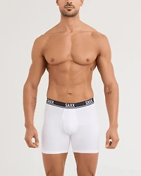 Pack of 3 ESSENTIAL PERFORMANCE boxer briefs WHITE/TRADEWINDS/BLACK