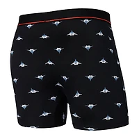 Saxx - Non-Stop Stretch Cotton Boxer Brief : Black