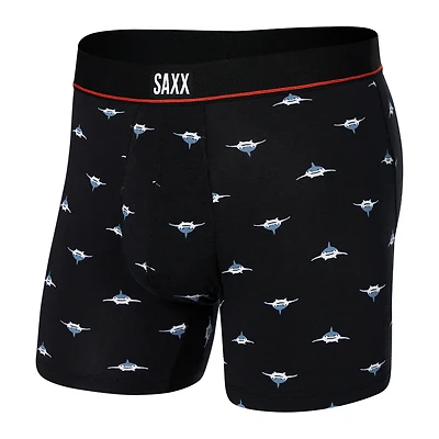 Saxx - Non-Stop Stretch Cotton Boxer Brief : Black