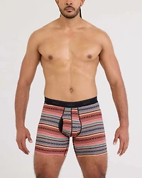 Quest Quick Dry Mesh Boxer Shorts GLOBETREKKER STRIPE-MULTI