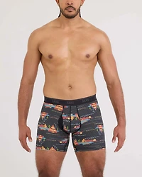 Quest Quick Dry Mesh Boxer Shorts LAKESIDE-BLACK