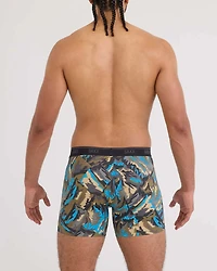 Quest Quick Dry Mesh PRISM PEAKS Boxer Shorts-CARGO GRAY