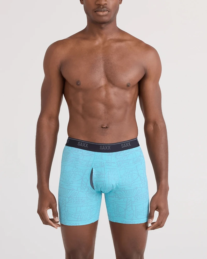 Boxer Quest Quick Dry Mesh POISSON CARRELÉ