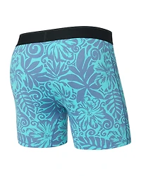 Boxer Quest SURF FLOWERS-TURQUOISE