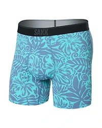 Boxer Quest SURF FLOWERS-TURQUOISE