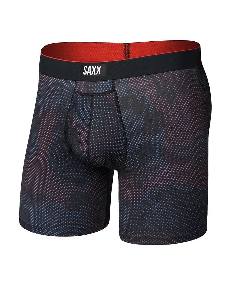 DIGI CAMOUFLAGE Multi Sport Boxer Shorts - BLACK