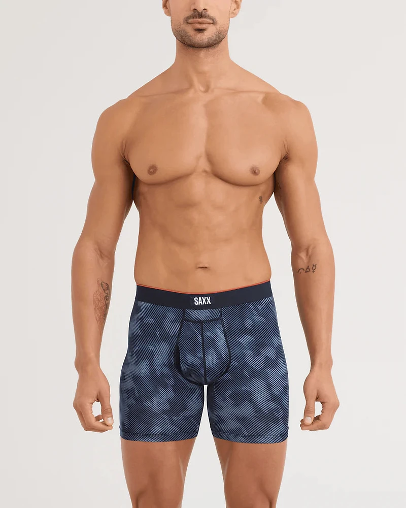 Pack de 2 boxers Multi Sport Mesh SMOKE SCREEN/DÉLAVÉ INDIGO