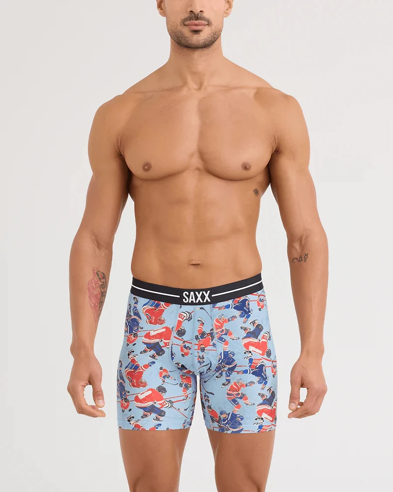 Volt Boxer Brief : HOCKEY BRAWL - BLUE