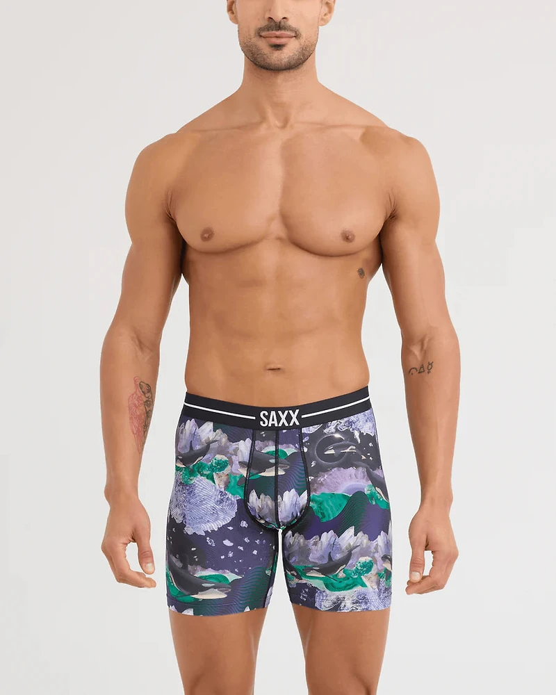 Volt Boxer Brief : MIDNIGHT SUN- BLACK