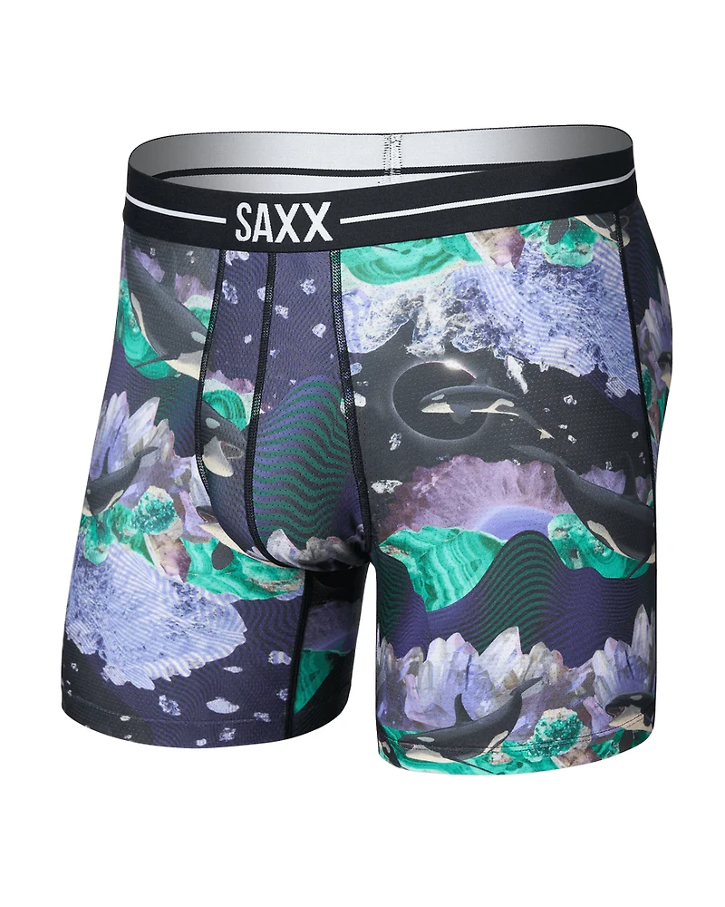 Volt Boxer Brief : MIDNIGHT SUN- BLACK