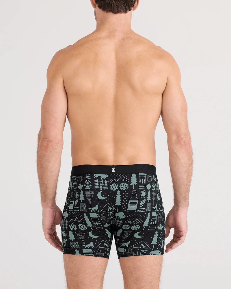 Droptemp Cooling Cotton Boxer STAMPS DU CAMP-NOIR