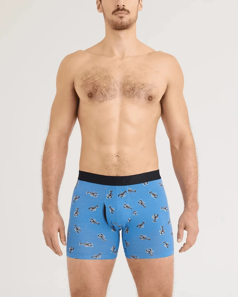 2-Pack Droptemp Cotton Boxers LOBSTER BOIL/BLACK