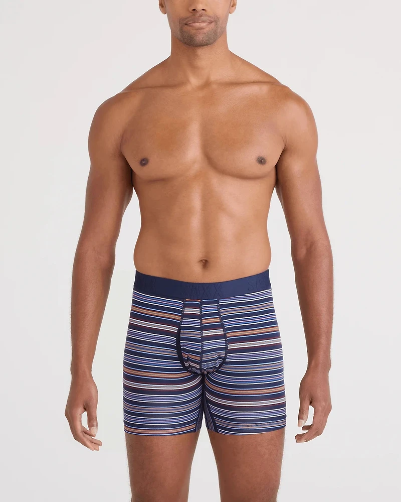 Boxer Droptemp Cooling Cotton STRIPE VIBRANT-MARITIME