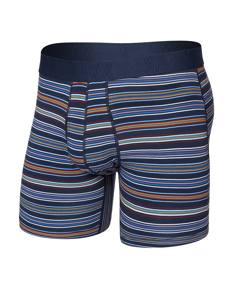 Boxer Droptemp Cooling Coton RAYURE VIVANTE-MARITIME