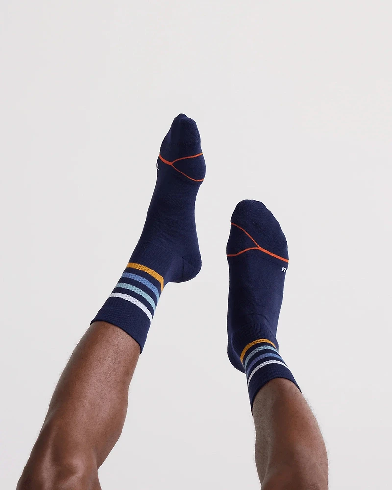 Pair of Good Form BOLD BLUE STRIPE stockings