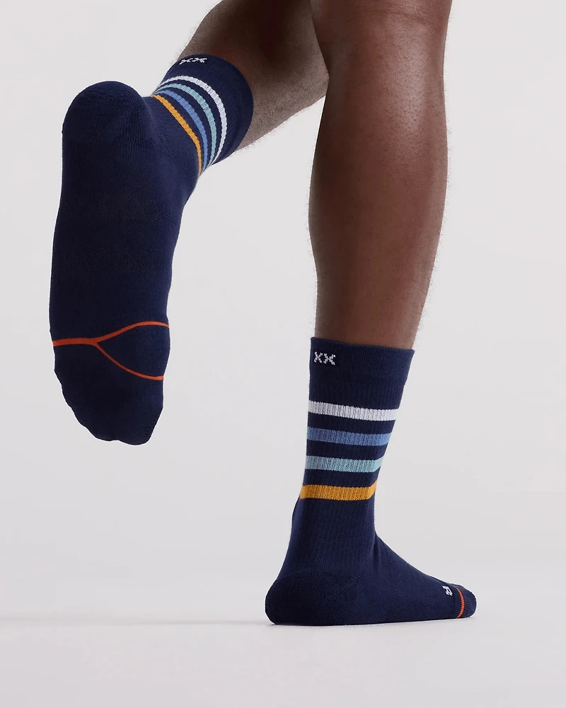 Pair of Good Form BOLD BLUE STRIPE stockings