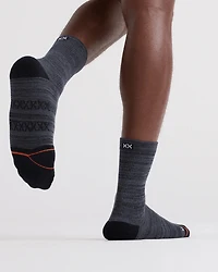 Pair of Good Form BLACK/GREY STRIPE stockings