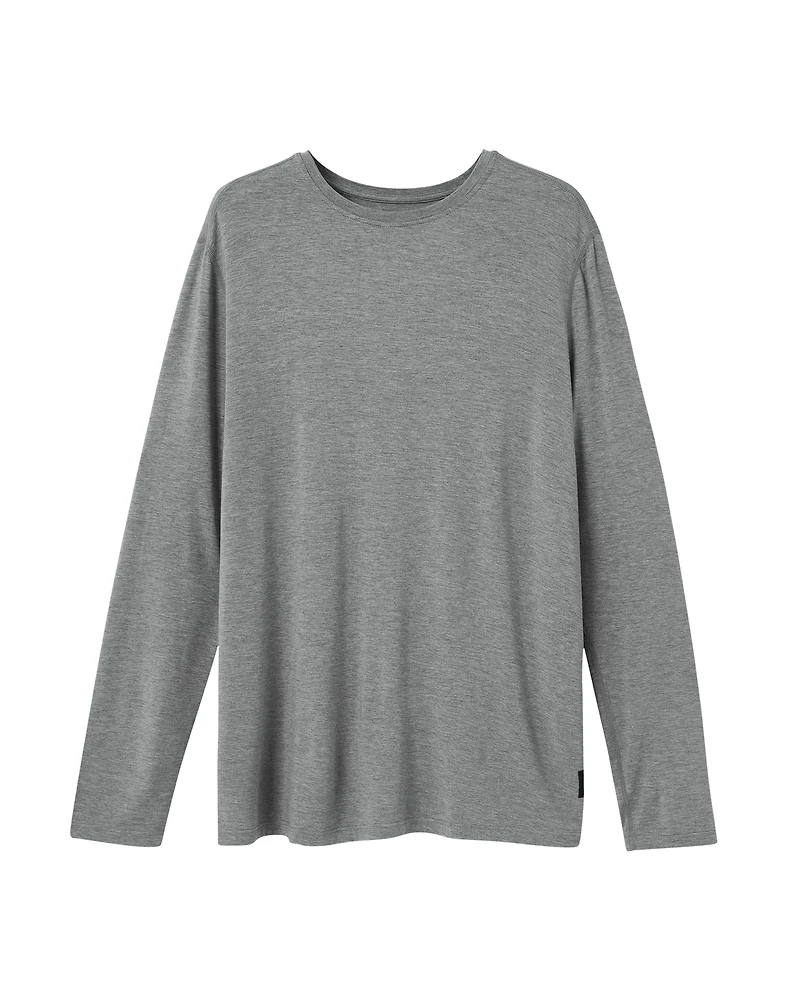 T-shirt manches longues Snooze DARK GREY HEATHER