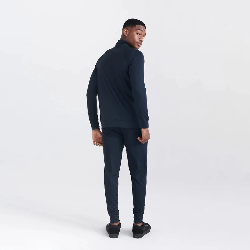 Pantalon jogging Peakdaze performant en maille douce Black