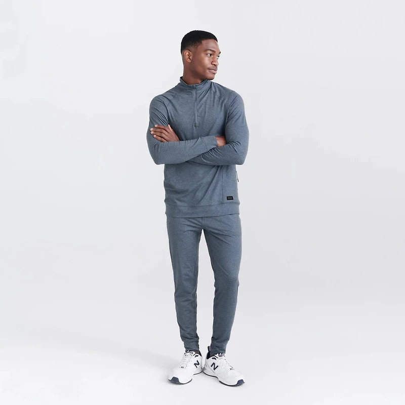 Pantalon jogging Peakdaze performant en maille douce TURBULENCE HEATHER