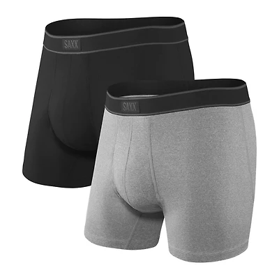 Pack de 2 boxers Saxx Daytripper BLACK/GREY HEATHER