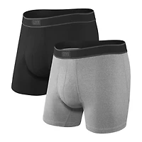 Pack de 2 boxers Saxx Daytripper BLACK/GREY HEATHER