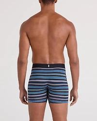 Pack de 2 boxers Droptemp Coton RAYURE VIVANTE/GRIS FONCÉ GRISÉ
