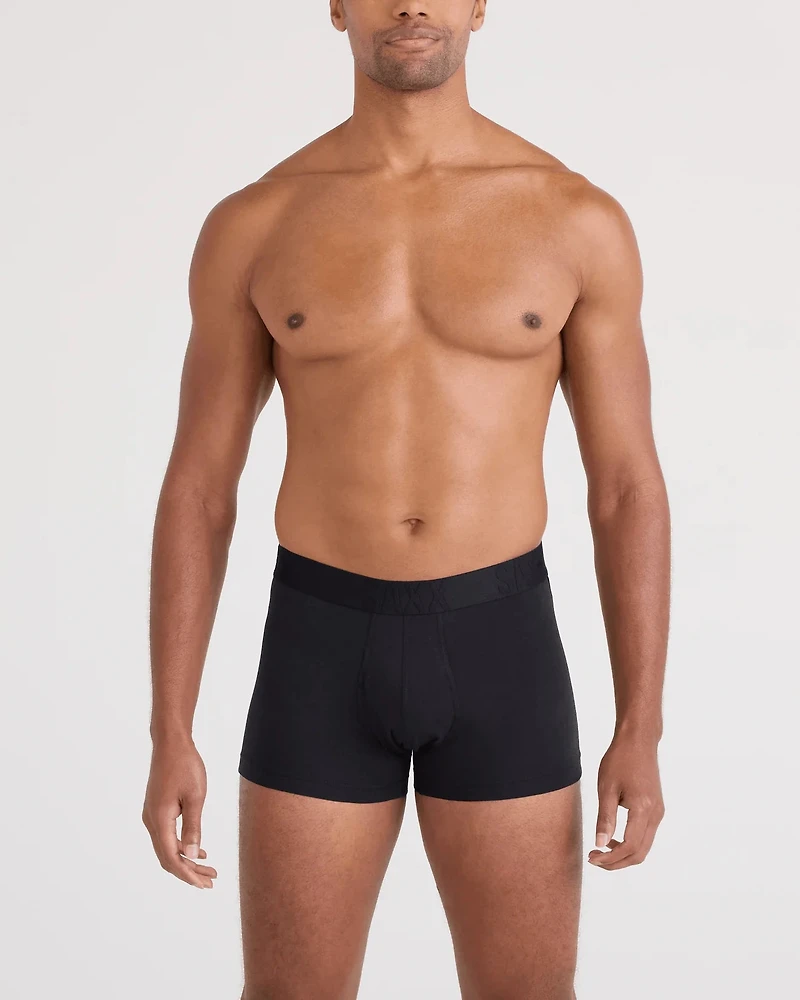 Pack of 2 Droptemp Cotton Boxer Shorts DARK INK/BLACK