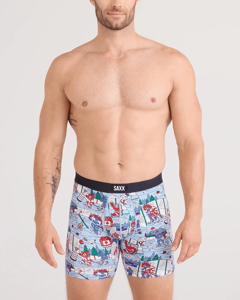 Vibe Xtra 2-Pack Mittens and Wood/Black Boxers
