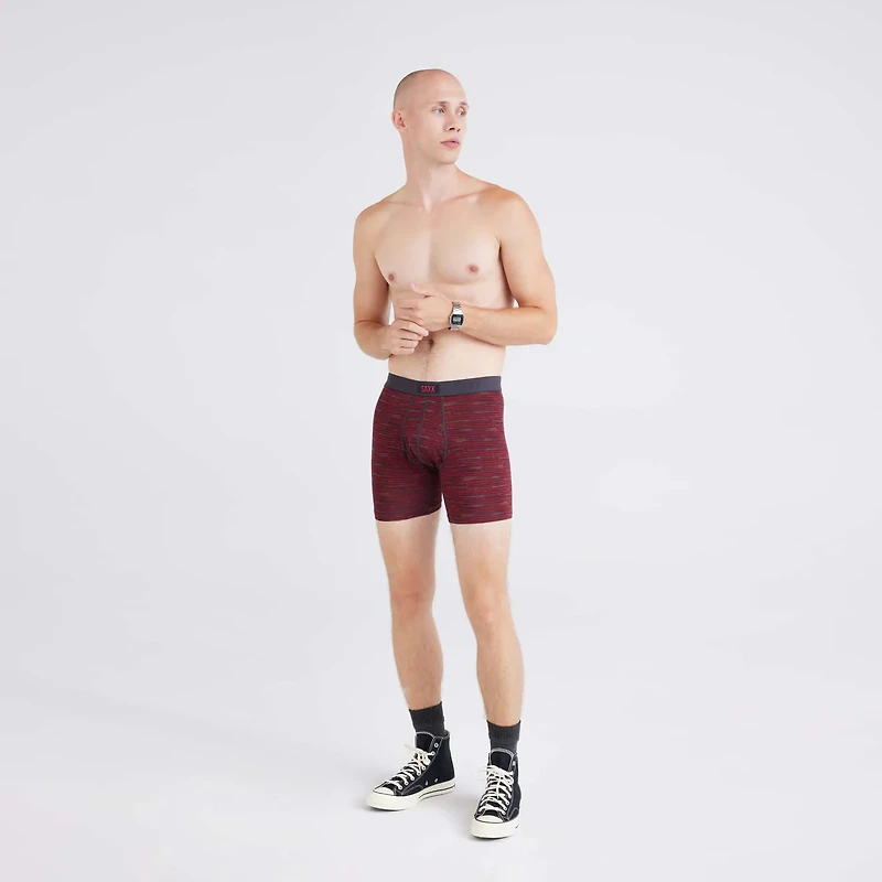 Pack de 2 boxers Vibe Xtra SPACEDYE STRIPE/BLACK
