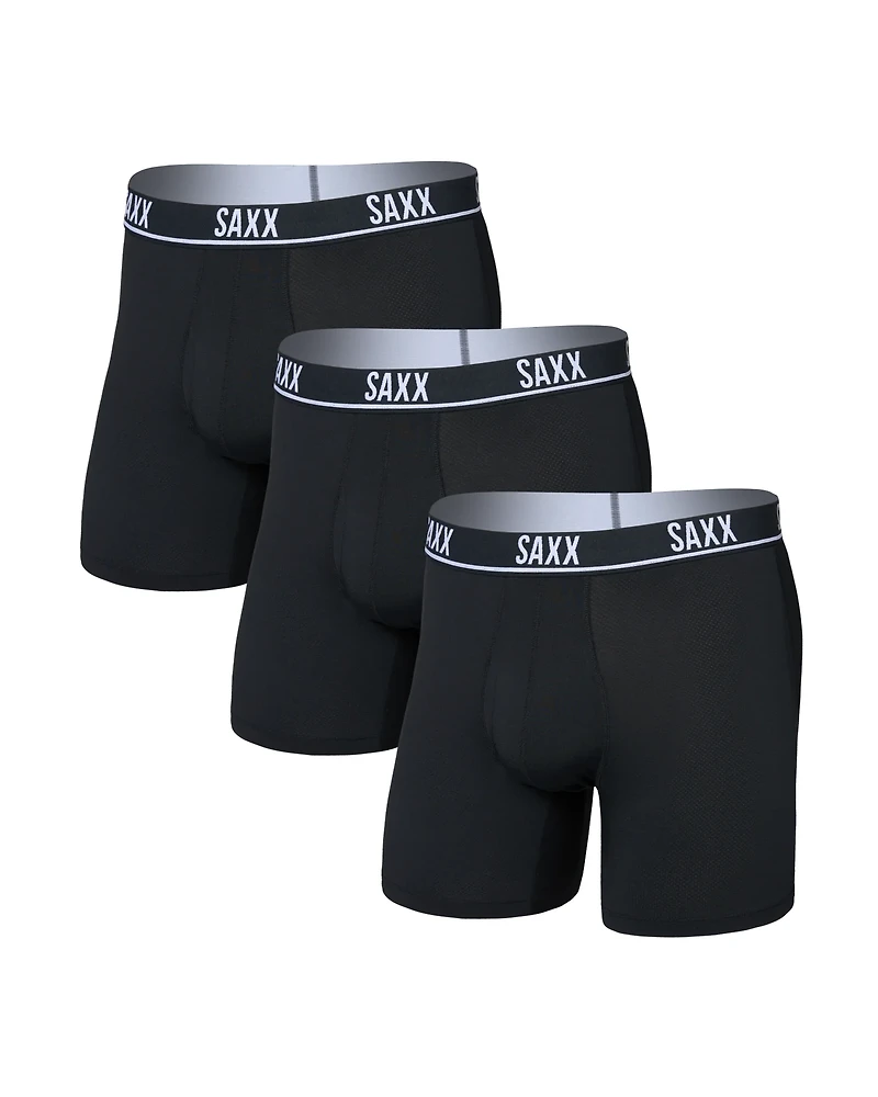Pack de 3 boxers ESSENTIAL PERFORMANCE NOIR