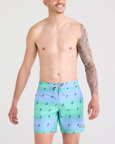 Betawave 2N1 Boardie 7" Swimsuit OMBRÉ VOILAINE-MULTICOLORE