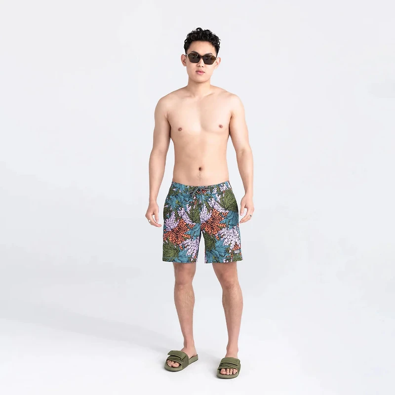 Maillot de bain Betawave 2N1 Boardie 7" SUB TROPIC Multi