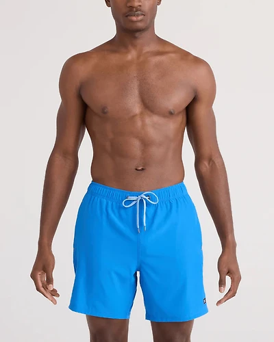 Maillot de bain Oh Buoy STRETCH VOLLEY 7" BLEU AUDACIEUX