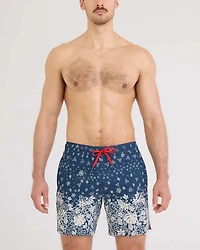 Maillot de bain Oh Buoy 2in1 VOLLEY 7" BANDANA TROPIC-INDIGO