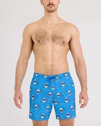 Oh Buoy 2in1 VOLLEY 7" I WANT YOU-RACER BLUE swimsuit