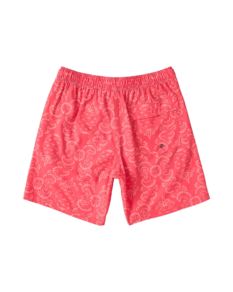 Maillot de bain Oh Buoy 2in1 VOLLEY 7" BROCART D'ANANAS-HIBISCUS