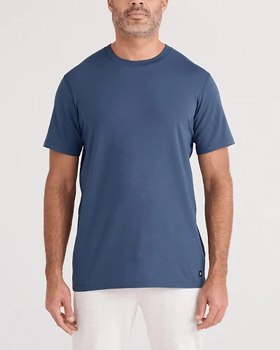 T-shirt DROPTEMP™ COOLING COTTON INDIGO LAVÉ