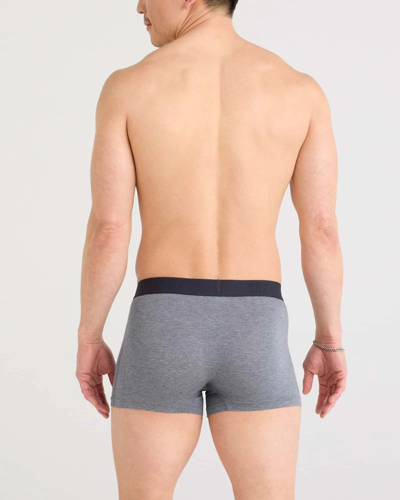 Pack of 2 Vibe Xtra short boxers BLACK/DARK GREY HEATHER