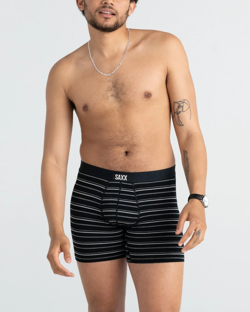 Vibe Xtra Boxer Shorts BLACK RIB STRIPE