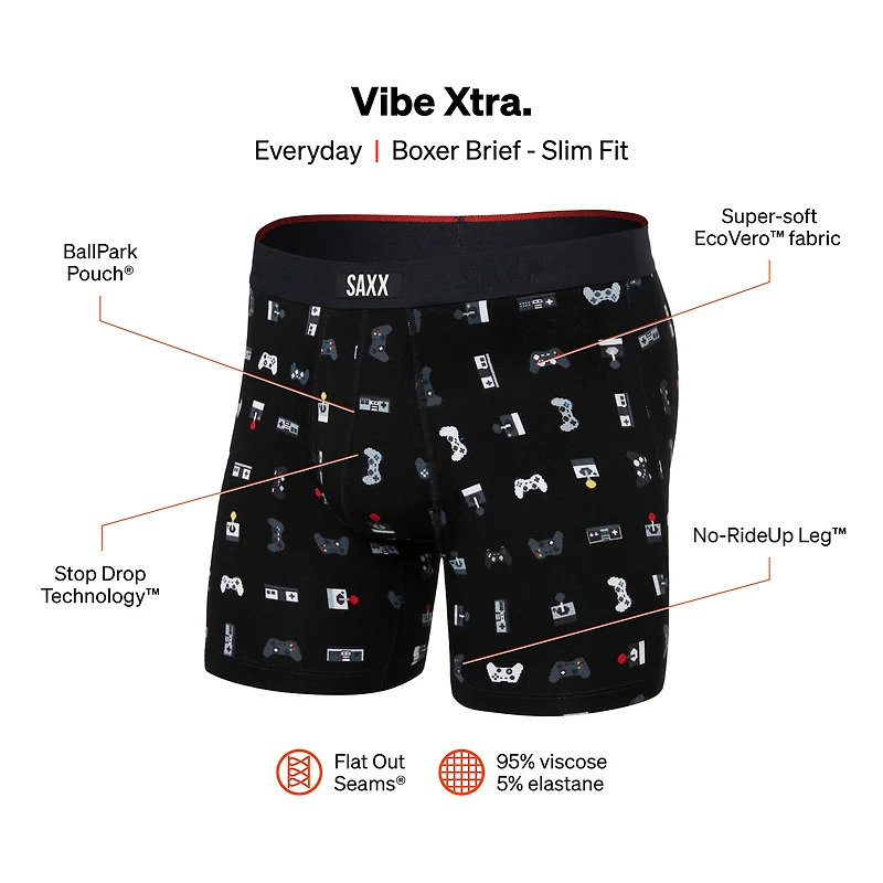 Boxer Vibe Xtra Gamer-Black