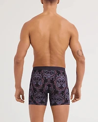 Vibe Xtra Boxer Brief : SKULL BROCADE - BLACK